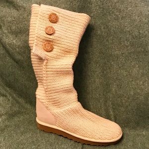 Knit UGG boots